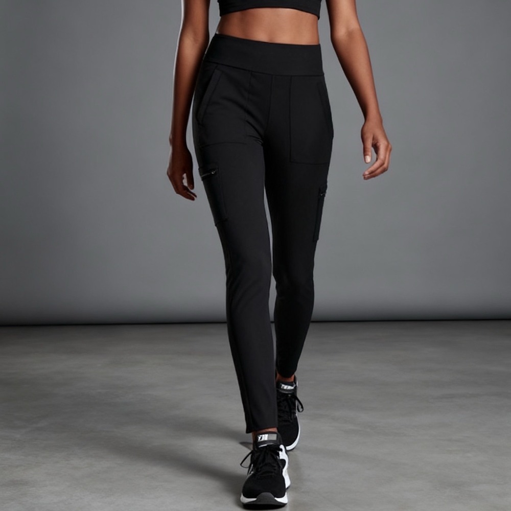 Athleta Headlands Hybrid Cargo Tight Black Size 0‎